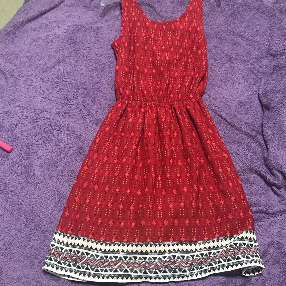 H&M tribal print dress